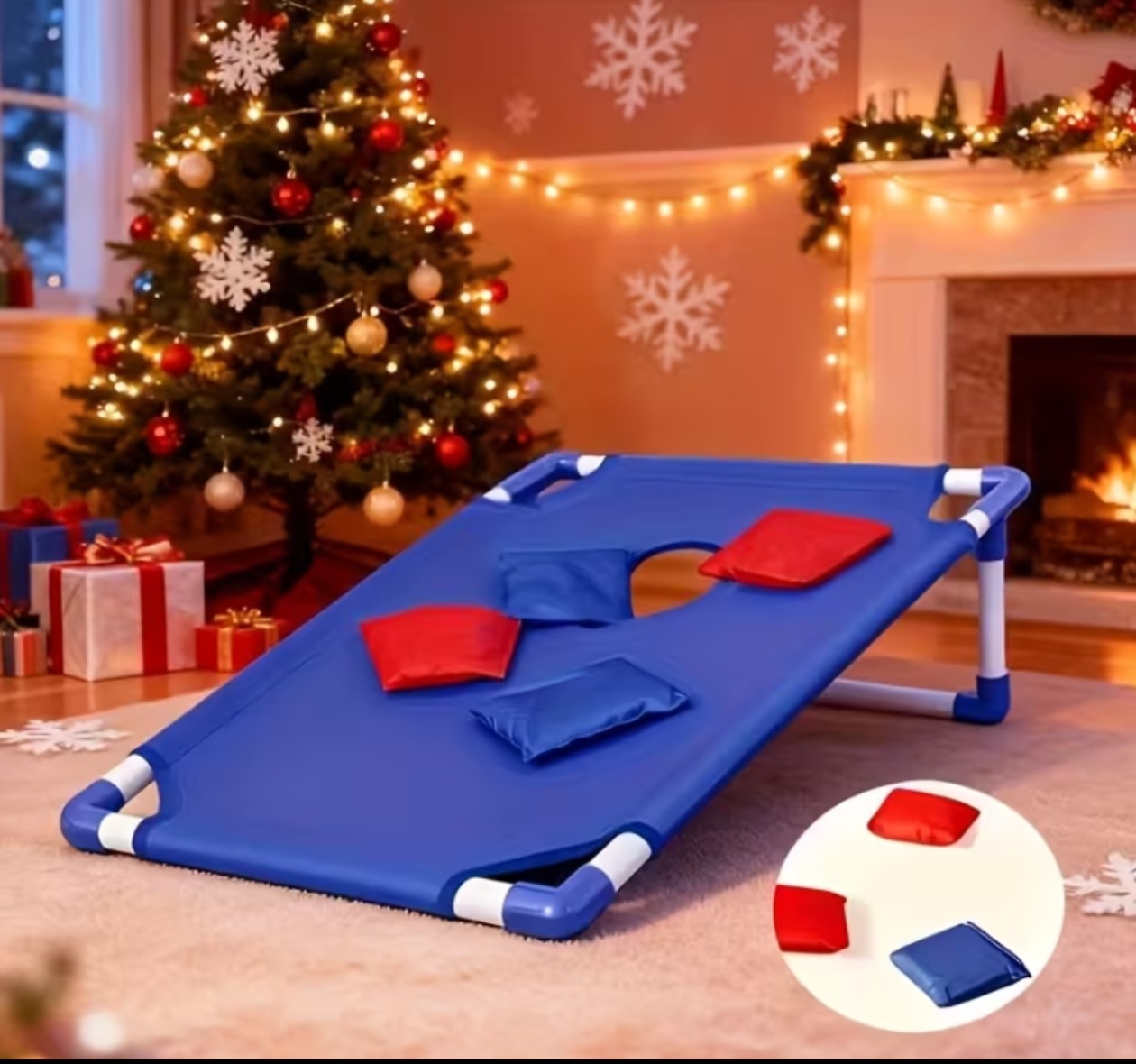 Corn Hole Game Set Includes 2  - Outdoor Camping Games For Adults 评论和价格