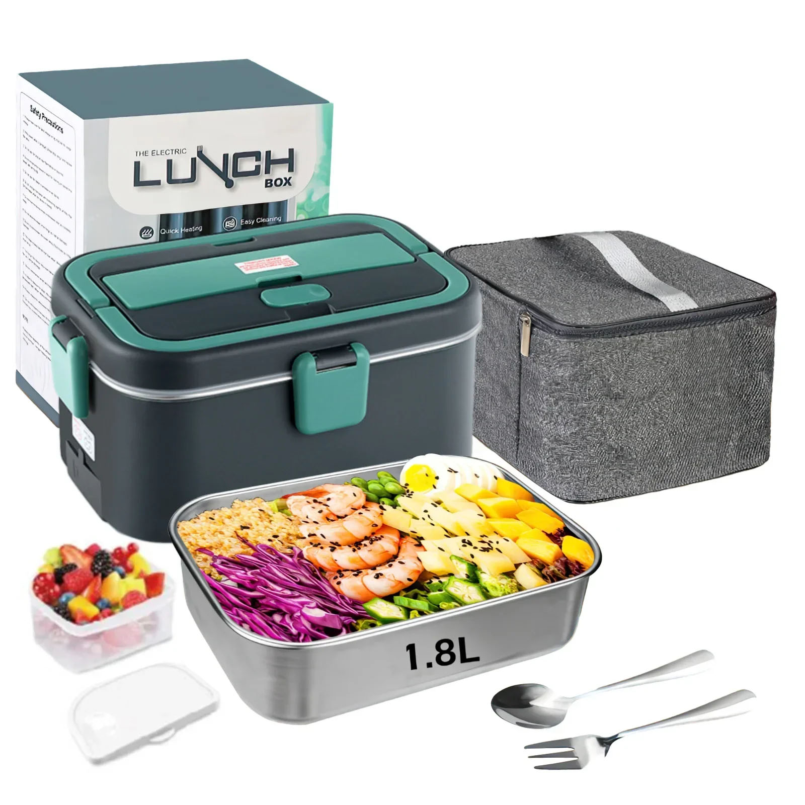 Electric Lunch Box Food Warmer - Outdoor Camping Food 评论和价格