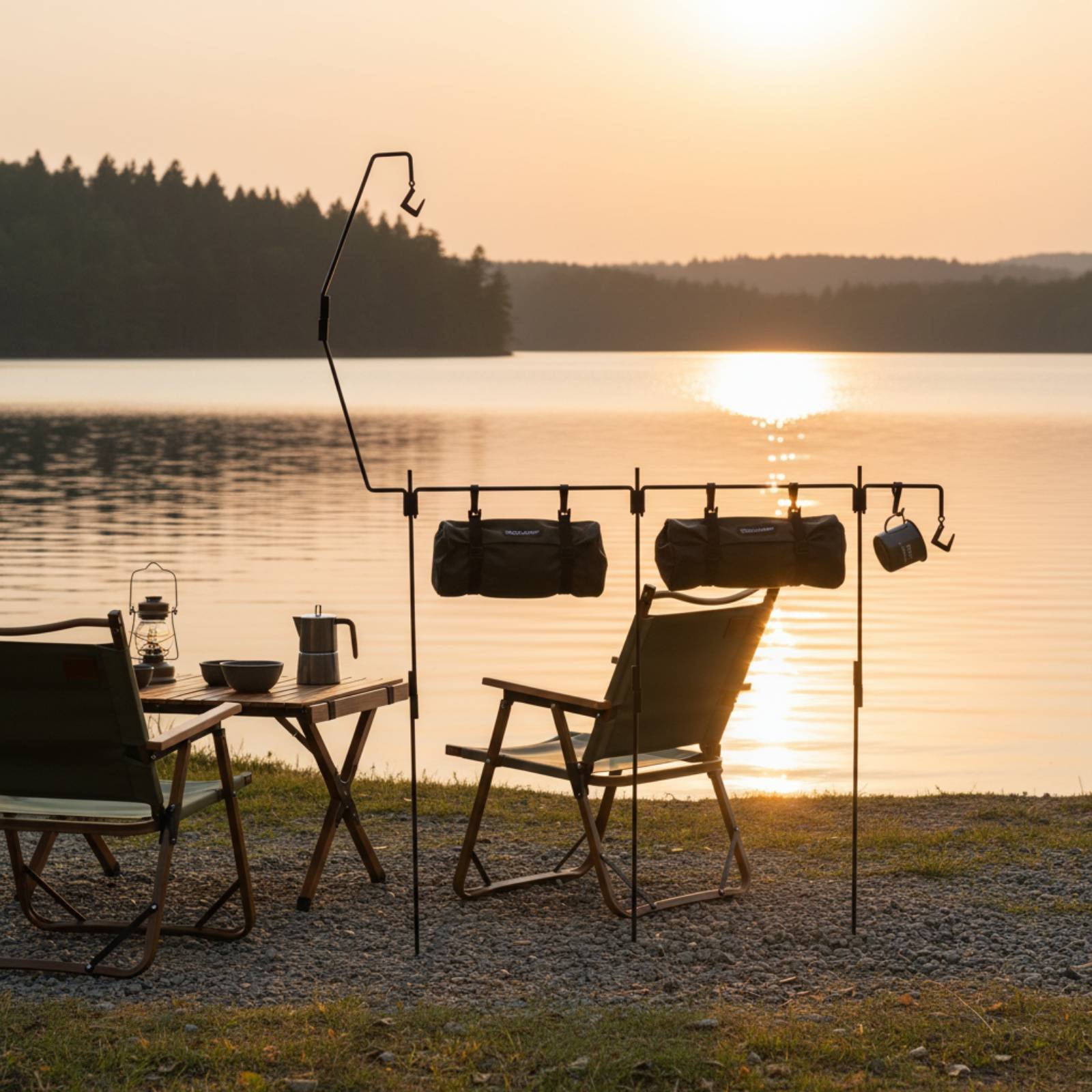 Camping Lantern Stand Easy to  - Outdoor Camping Gear 评论和价格