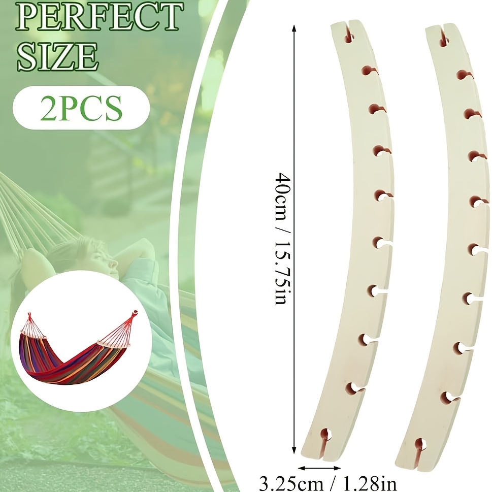 2Pcs Detachable Wooden Hammock - Camping Hammock 评论和价格