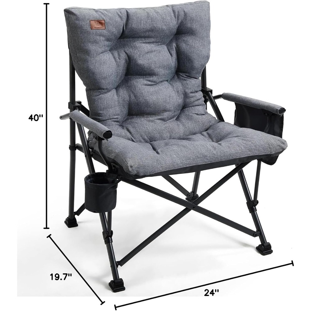 Oversized Folding Camping Chai - Outdoor Oversized Camping Chair 评论和价格