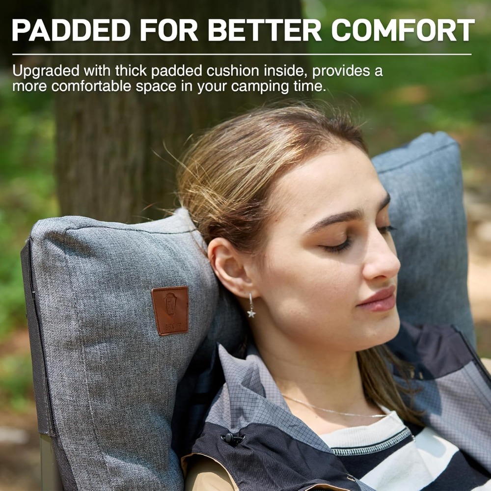 Oversized Folding Camping Chai - Outdoor Oversized Camping Chair 评论和价格