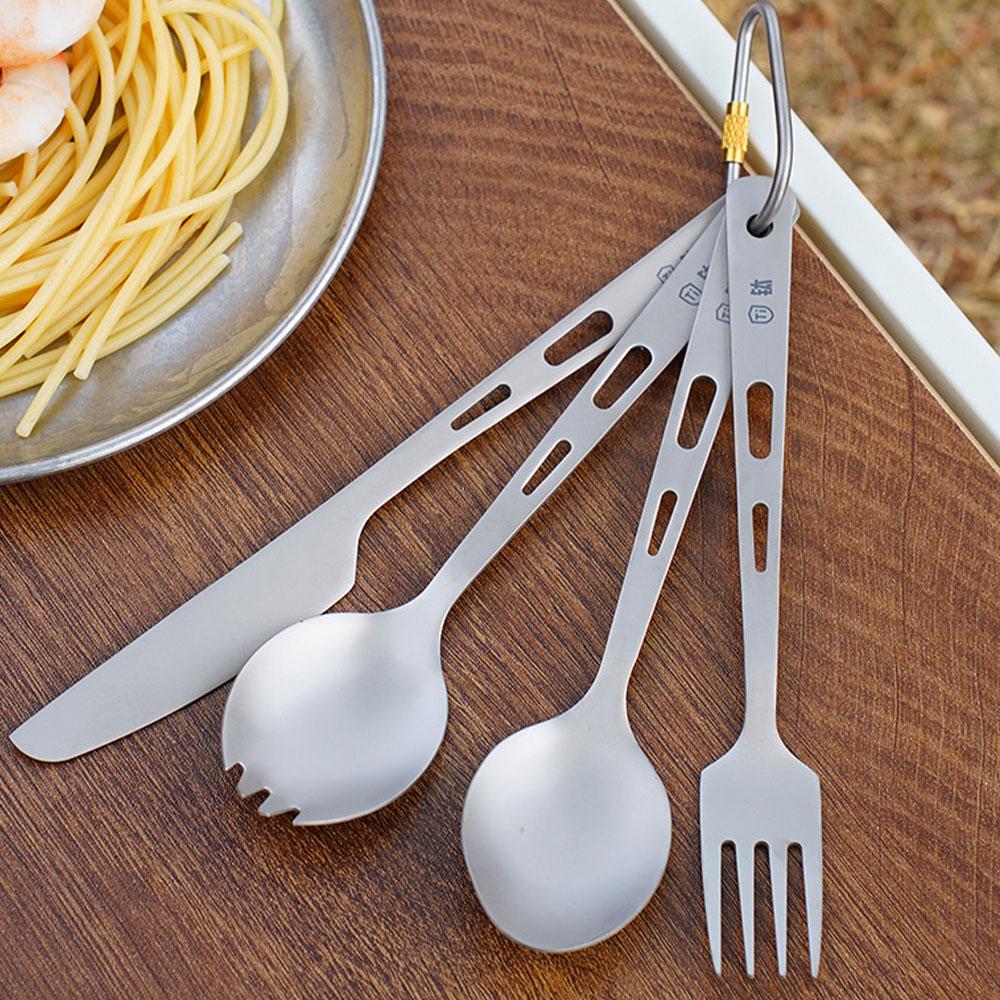 Titanium Long Handle Spoon Out - Outdoor Camping Glamping Share 评论和价格