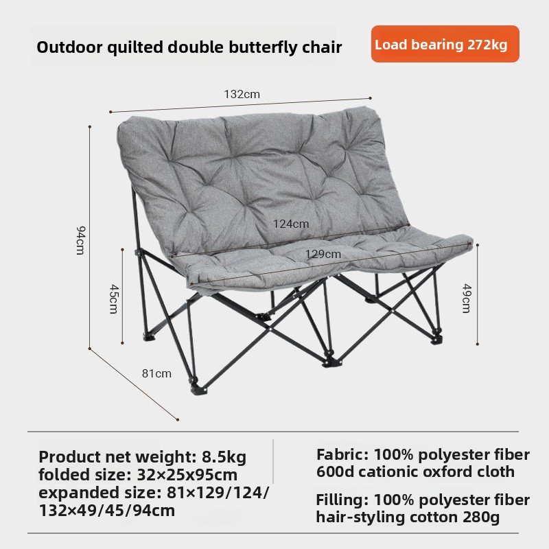 Oversized Double Folding Campi - Outdoor Oversized Camping Chair 评论和价格