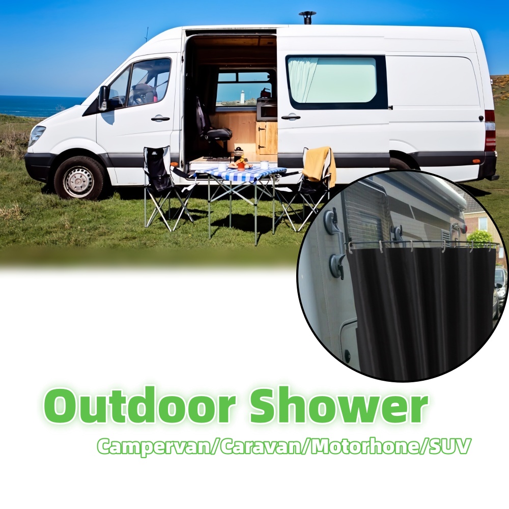 Outdoor Camping Shower Curtain - Portable Camping Shower 评论和价格