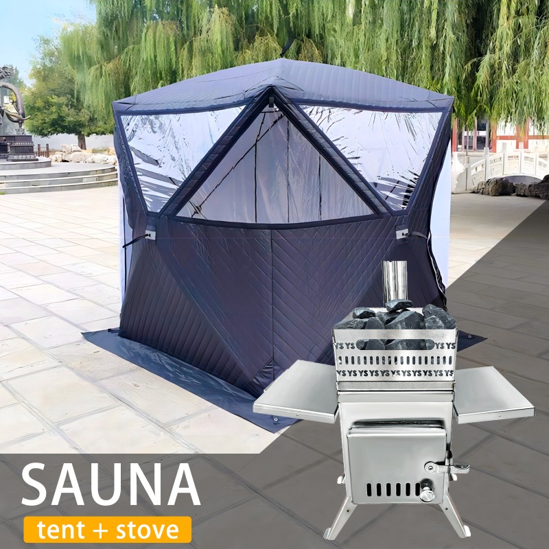 Stainless Steel Sauna Stove fo - Outdoor Camping Wood Burning Stove 评论和价格