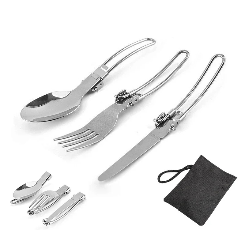 1-10PCS Foldable Camping Forks - Outdoor Camping Glamping Share 评论和价格