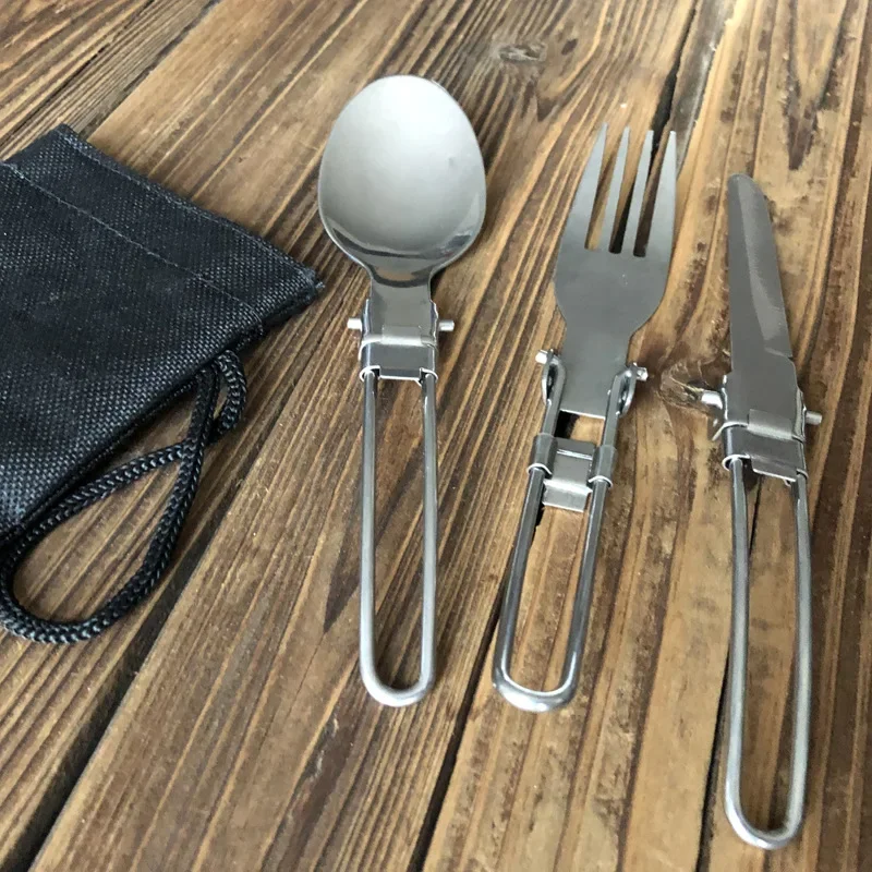 1-10PCS Foldable Camping Forks - Outdoor Camping Glamping Share 评论和价格