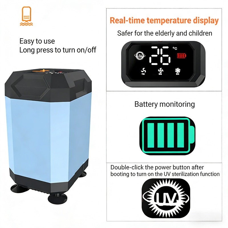 5400mAh/9000mAh Outdoor Portab - Portable Camping Shower 评论和价格