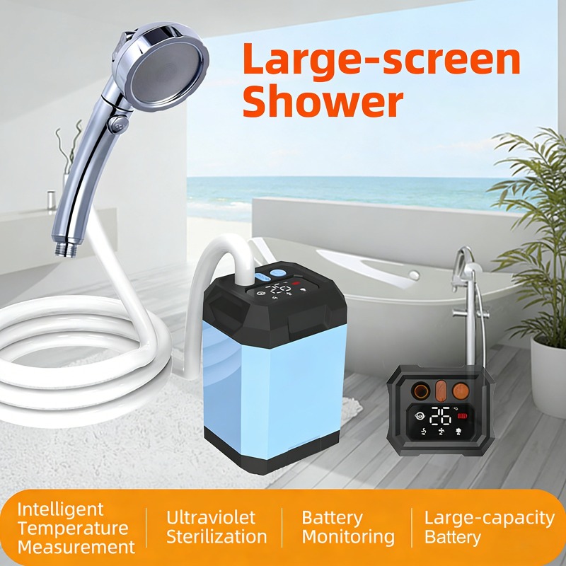 5400mAh/9000mAh Outdoor Portab - Portable Camping Shower 评论和价格