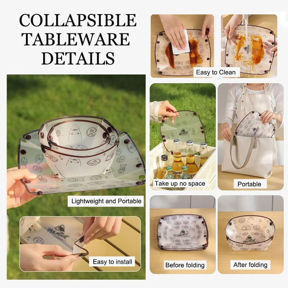 Portable Camping Tableware Set - Outdoor Camping Glamping Share 评论和价格
