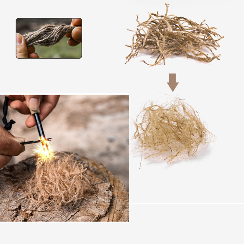 Outdoor Mini Wax Hemp Rope Por - Outdoor Camping Wood Burning Stove 评论和价格