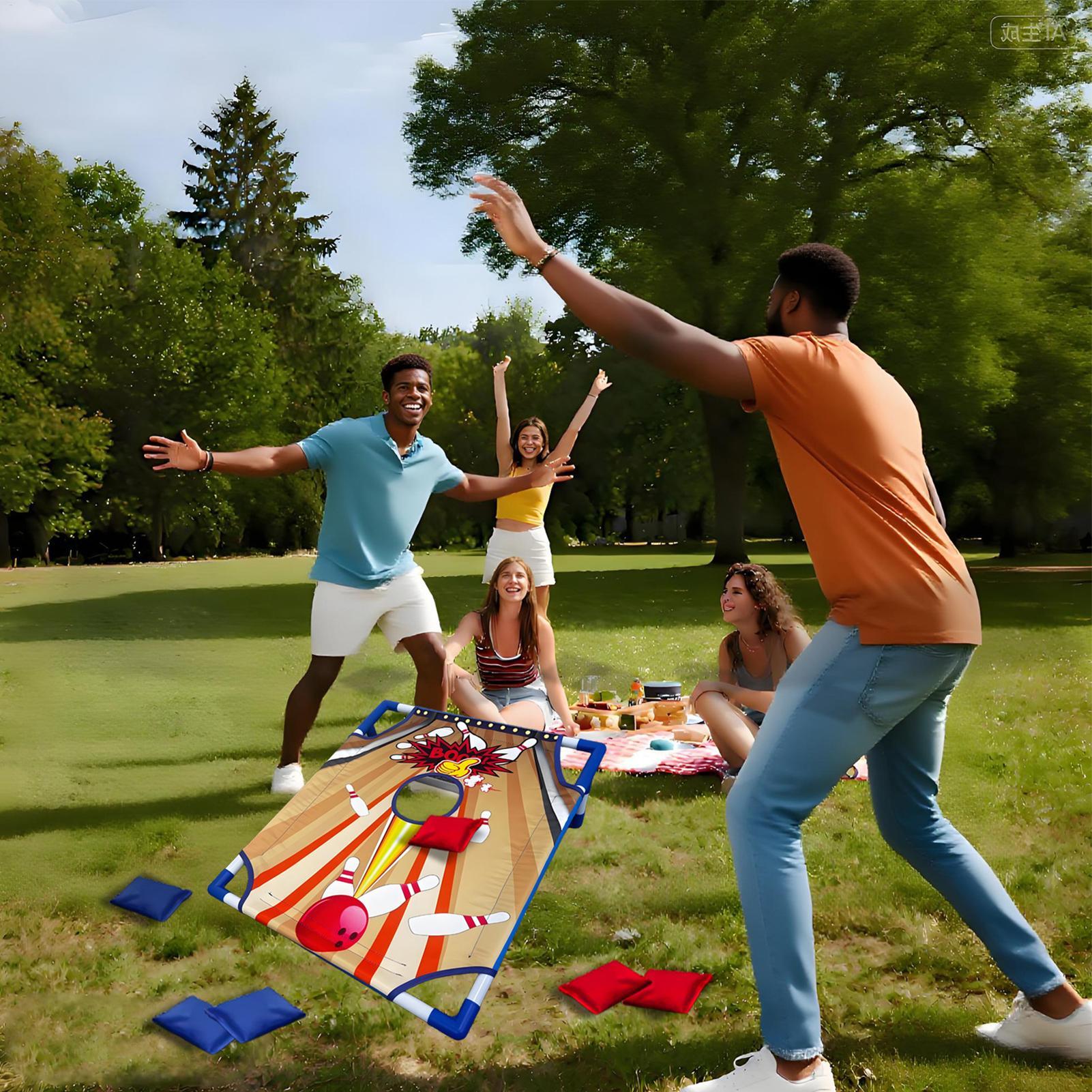 Bean Bag Toss Game Interactive - Outdoor Camping Games For Adults 评论和价格