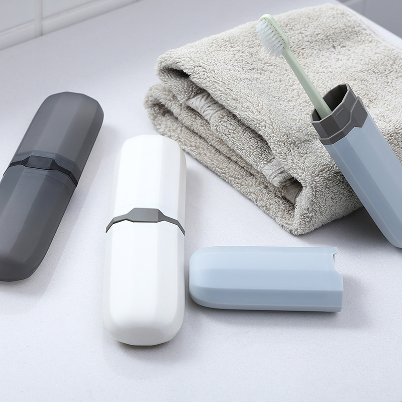 1/4pc Portable Toothbrush Cove - Outdoor Camping Bathroom 评论和价格