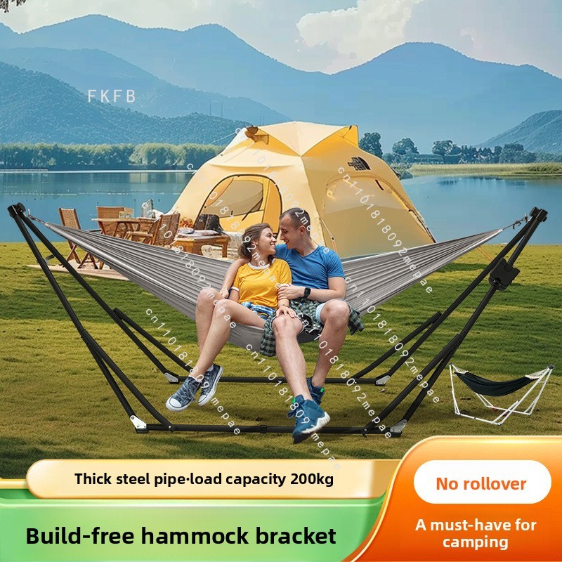 Easy Setup Anti Tip Folding Ha - Camping Hammock 评论和价格