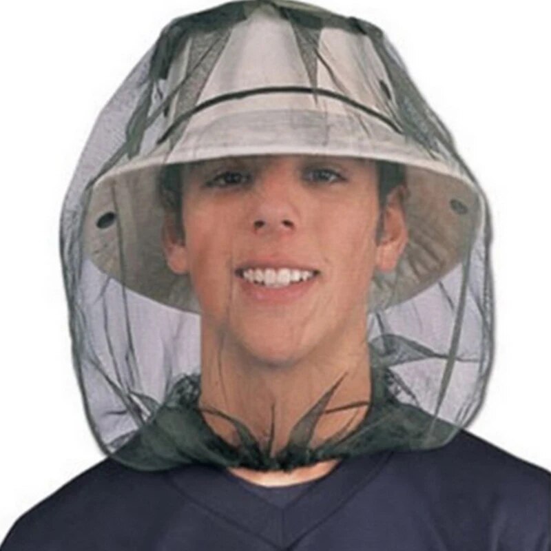 1pc Anti Mosquito Fishing Cap  - Outdoor Camping Mosquito Net 评论和价格