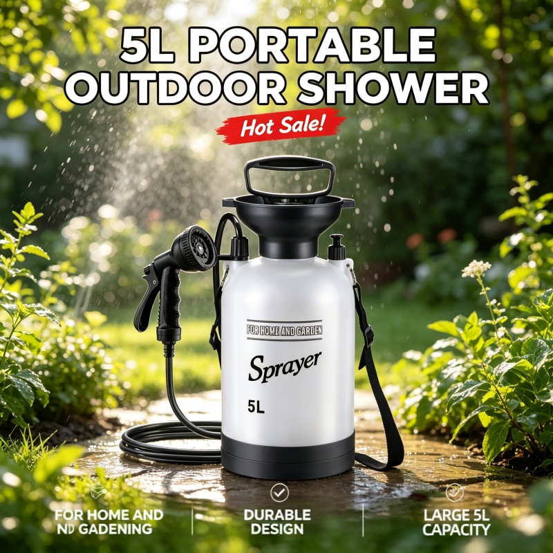 5L Portable Camping Shower Man - Portable Camping Shower 评论和价格