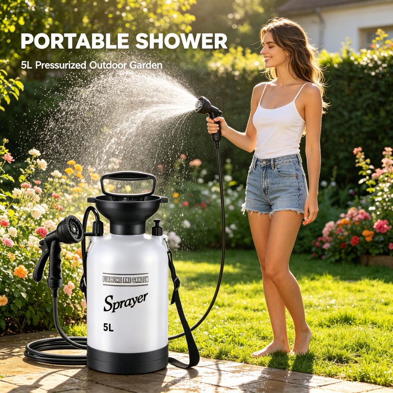 5L Portable Camping Shower Man - Portable Camping Shower 评论和价格