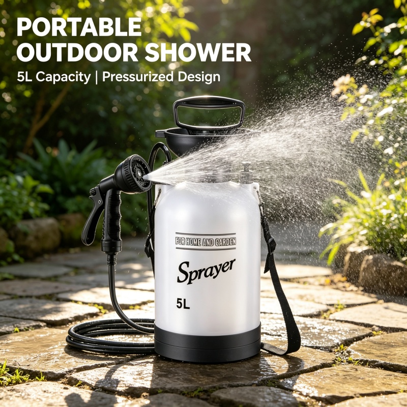 5L Portable Camping Shower Man - Portable Camping Shower 评论和价格