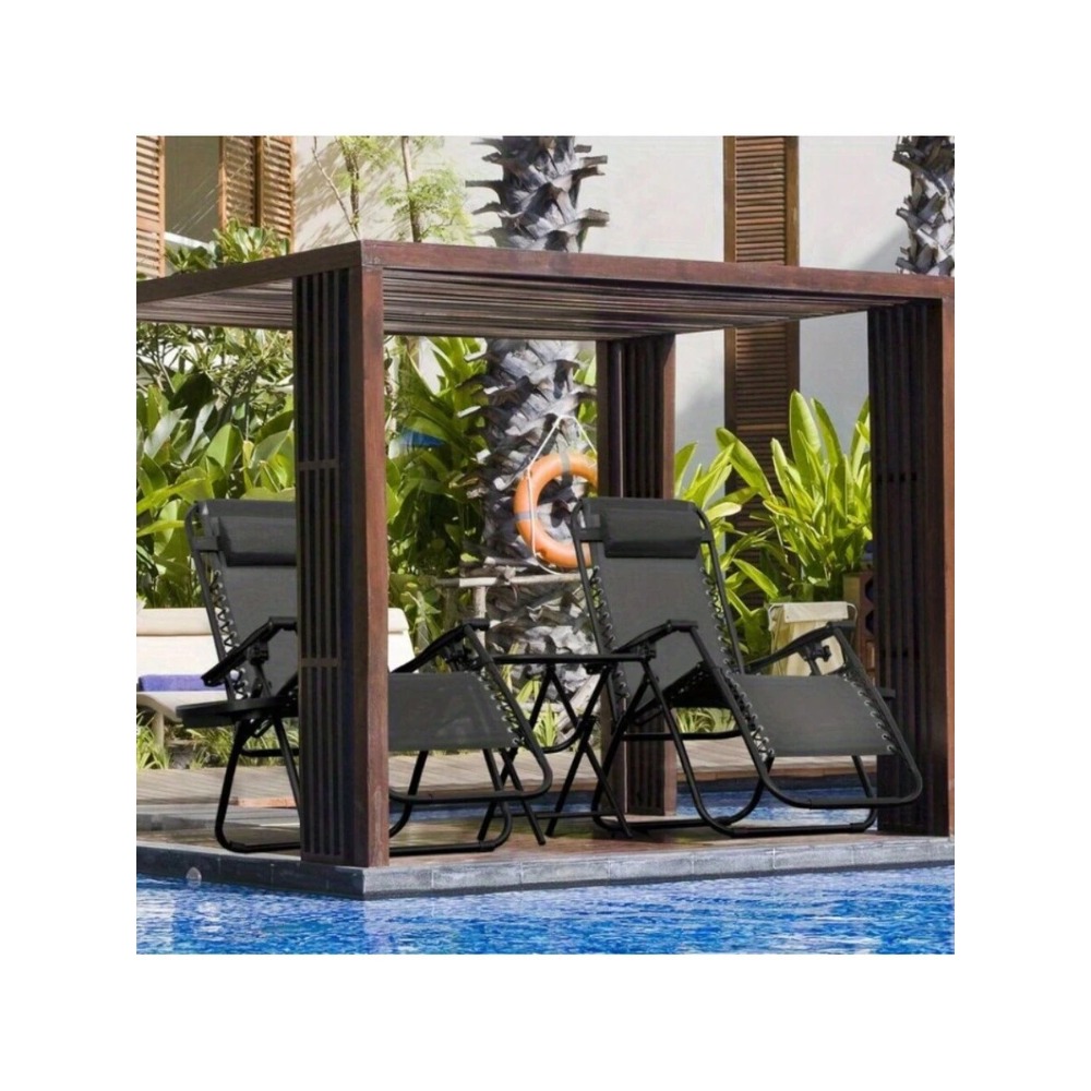 Zero Gravity Chairs Set of 2 O - Outdoor Oversized Camping Chair 评论和价格
