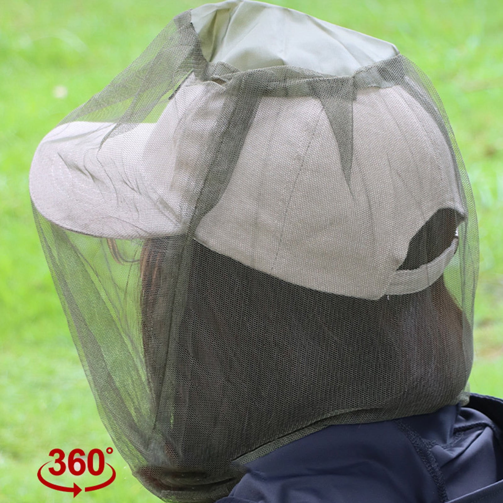 Mesh Head Net Fishing Hat Anti - Outdoor Camping Mosquito Net 评论和价格